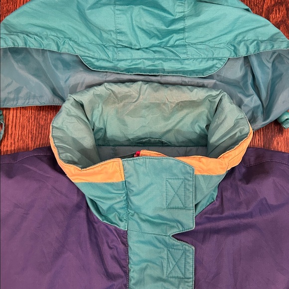 Vintage 80s Eddie Bauer Down Filled Vibrant Jacket - Picture 8 of 10